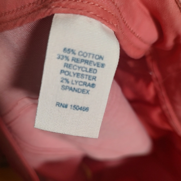 Market & Spruce High Rise Stretch Shorts Coral Size 8 NWT - Picture 4 of 5